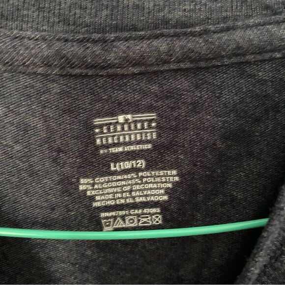Genuine Merchandise Boys’s New York Yankees 3/4 Sleeve Crew Neck Top - Picture 2 of 3